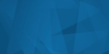 Dinamik üçgen efektli soyut mavi arkaplan. Hareket vektörü illüstrasyonu. Modaya uygun lacivert renkler. Ticari reklamlar, pazarlama ve sunum için kullanılabilir.