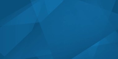 Dinamik üçgen efektli soyut mavi arkaplan. Hareket vektörü illüstrasyonu. Modaya uygun lacivert renkler. Ticari reklamlar, pazarlama ve sunum için kullanılabilir.