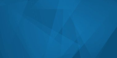 Dinamik üçgen efektli soyut mavi arkaplan. Hareket vektörü illüstrasyonu. Modaya uygun lacivert renkler. Ticari reklamlar, pazarlama ve sunum için kullanılabilir.