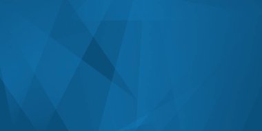 Dinamik üçgen efektli soyut mavi arkaplan. Hareket vektörü illüstrasyonu. Modaya uygun lacivert renkler. Ticari reklamlar, pazarlama ve sunum için kullanılabilir.