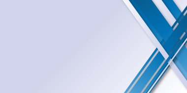 Minimum geometrik arkaplan. Dinamik mavi şekiller beyaz çizgilerle birleşir. Soyut arka plan modern hipster fütüristik grafik. Vektör soyut iş arkaplan dokusu tasarımı, afiş