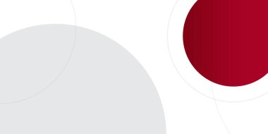 Düz kırmızı gri daireli soyut arkaplan