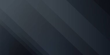 Modern siyah soyut sunum arkaplanı. Sunum, afiş, kapak, web, el ilanı, kart, poster, duvar kağıdı, doku için vektör illüstrasyon tasarımı