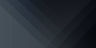 Modern siyah soyut sunum arkaplanı. Sunum, afiş, kapak, web, el ilanı, kart, poster, duvar kağıdı, doku için vektör illüstrasyon tasarımı