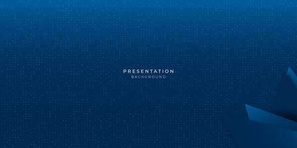 Деловой синий треугольник на фоне современной корпоративной концепции для оформления презентаций, баннера, задника