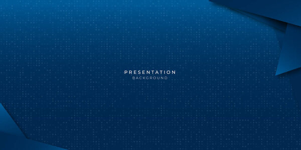 Деловой синий треугольник на фоне современной корпоративной концепции для оформления презентаций, баннера, задника