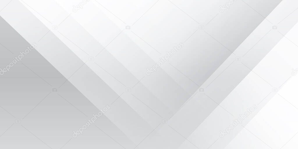 Abstract white square shape with futuristic business concept background