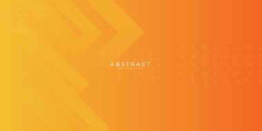 Dinamik geometrik şekilli soyut turuncu eğimli geometrik arka plan modern kurumsal teknoloji kavramını şekillendirir. Soyut teknoloji grafik afiş tasarımı. Vektör iş geçmişi