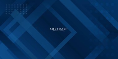 Üst üste binen ışık dikdörtgenli modern mavi soyut sunum arkaplanı. Sunum, afiş, kapak, ağ, kart, poster, duvar kağıdı, doku, slayt için vektör illüstrasyon teknolojisi tasarımı