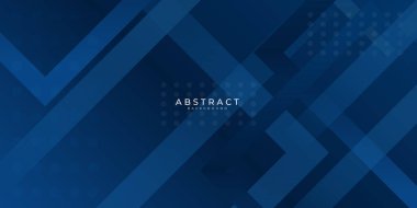 Üst üste binen ışık dikdörtgenli modern mavi soyut sunum arkaplanı. Sunum, afiş, kapak, ağ, kart, poster, duvar kağıdı, doku, slayt için vektör illüstrasyon teknolojisi tasarımı