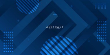 Üst üste binen ışık dikdörtgenli modern mavi soyut sunum arkaplanı. Sunum, afiş, kapak, ağ, kart, poster, duvar kağıdı, doku, slayt için vektör illüstrasyon teknolojisi tasarımı