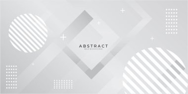 Sunum tasarımı için beyaz gümüş teknolojisi soyut arka plan. İş dünyası, şirket, kurum, parti, şenlik, seminer ve görüşmeler için uygun