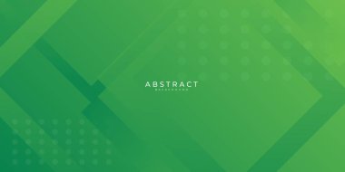 Modern yeşil ağ başlığı soyut arkaplan. Vektör illüstrasyon teknolojisi iş tasarımı