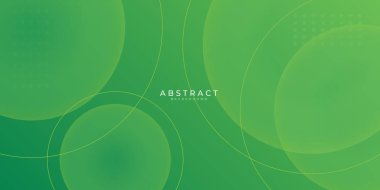 Modern yeşil ağ başlığı soyut arkaplan. Vektör illüstrasyon teknolojisi iş tasarımı