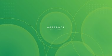 Modern yeşil ağ başlığı soyut arkaplan. Vektör illüstrasyon teknolojisi iş tasarımı
