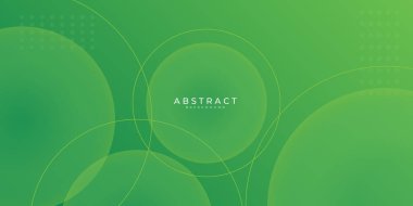 Modern yeşil ağ başlığı soyut arkaplan. Vektör illüstrasyon teknolojisi iş tasarımı