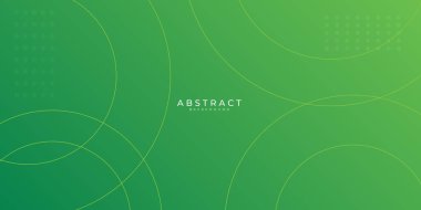 Modern yeşil ağ başlığı soyut arkaplan. Vektör illüstrasyon teknolojisi iş tasarımı