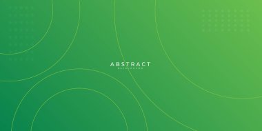 Modern yeşil ağ başlığı soyut arkaplan. Vektör illüstrasyon teknolojisi iş tasarımı