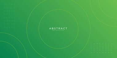 Modern yeşil ağ başlığı soyut arkaplan. Vektör illüstrasyon teknolojisi iş tasarımı