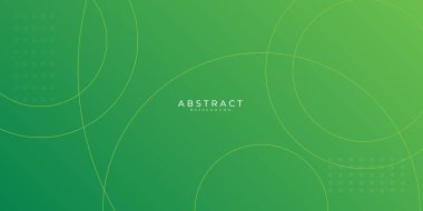 Modern yeşil ağ başlığı soyut arkaplan. Vektör illüstrasyon teknolojisi iş tasarımı