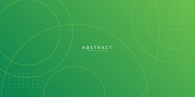 Modern yeşil ağ başlığı soyut arkaplan. Vektör illüstrasyon teknolojisi iş tasarımı