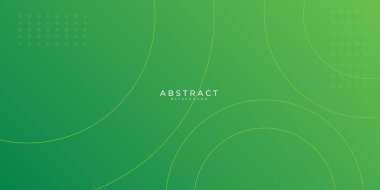 Modern yeşil ağ başlığı soyut arkaplan. Vektör illüstrasyon teknolojisi iş tasarımı