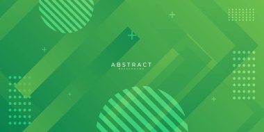 Modern yeşil ağ başlığı soyut arkaplan. Vektör illüstrasyon teknolojisi iş tasarımı
