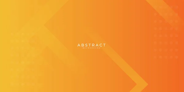 Fondo Forma Geométrica Degradado Naranja Abstracto Con Formas Geométricas Dinámicas — Vector de stock