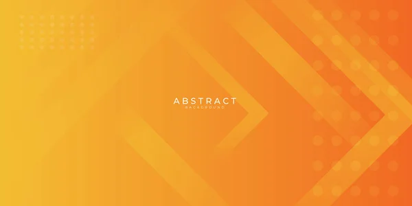Fondo Forma Geométrica Degradado Naranja Abstracto Con Formas Geométricas Dinámicas — Vector de stock