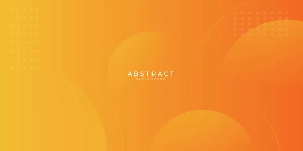 Abstract Oranje Gradiënt Geometrische Vorm Achtergrond Met Dynamische Geometrische Vormen — Stockvector