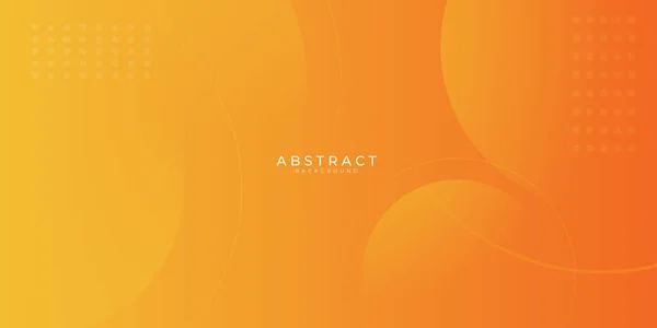 Abstrakte Orange Gradient Geometrische Form Hintergrund Mit Dynamischen Geometrischen Formen — Stockvektor