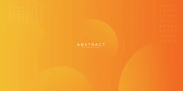 Résumé Dégradé Orange Fond Forme Géométrique Avec Des Formes Géométriques — Image vectorielle