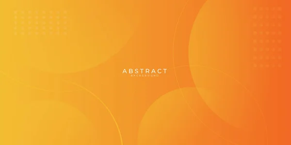Abstraktní Oranžový Gradient Geometrický Tvar Pozadí Dynamickými Geometrickými Tvary Moderní — Stockový vektor