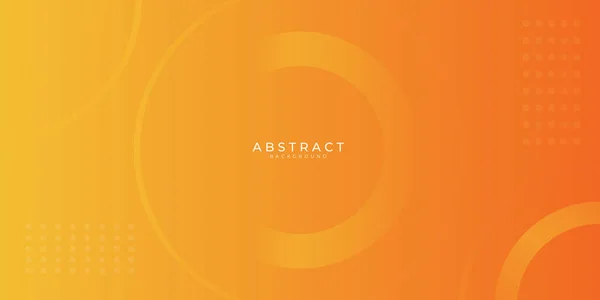 Abstract Oranje Gradiënt Geometrische Vorm Achtergrond Met Dynamische Geometrische Vormen — Stockvector