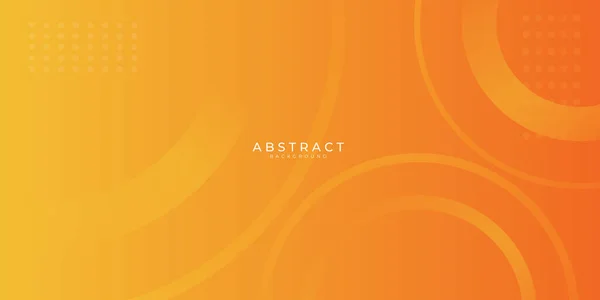 Abstract Oranje Gradiënt Geometrische Vorm Achtergrond Met Dynamische Geometrische Vormen — Stockvector