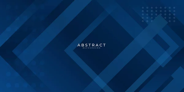 現代的な青の抽象的なプレゼンテーションの背景と重なり合う層状の光の長方形 プレゼンテーション バナー カバー ウェブ カード ポスター テクスチャ スライドのためのベクトルイラスト技術デザイン — ストックベクタ