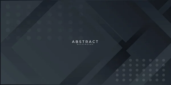 Moderne Zwarte Abstracte Presentatie Achtergrond Vector Illustratie Tech Ontwerp Voor — Stockvector