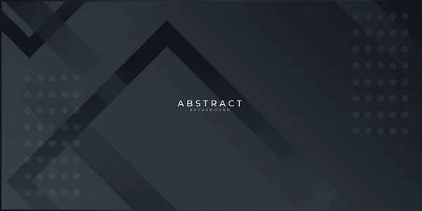 Modern Black Abstract Presentation Background Vector Illustration Tech Design Presentation — 스톡 벡터