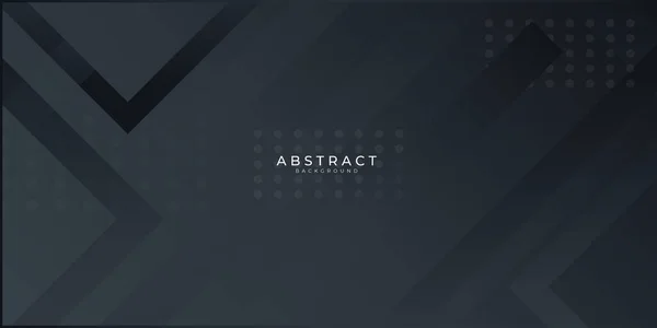 Modern Black Abstract Presentation Background Vector Illustration Tech Design Presentation — 스톡 벡터