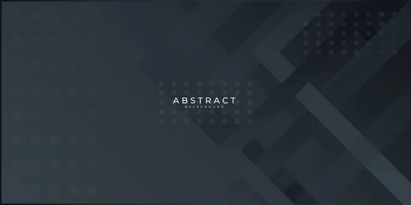 Modern Black Abstract Presentation Background Vector Illustration Tech Design Presentation — 스톡 벡터