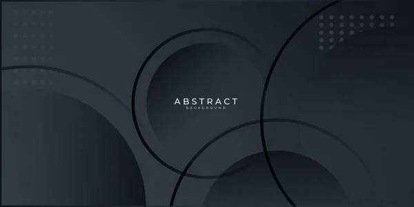 Moderní Černé Abstraktní Prezentace Pozadí Vektorové Ilustrace Tech Design Pro — Stockový vektor
