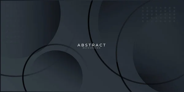 Fondo Moderno Presentación Abstracta Negra Diseño Tecnológico Ilustración Vectorial Para — Vector de stock
