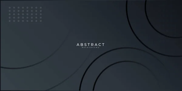 Moderne Schwarze Abstrakte Präsentationshintergrund Vektor Illustration Tech Design Für Präsentation — Stockvektor