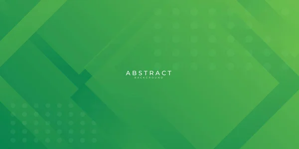 Moderne Groene Web Header Abstracte Achtergrond Vector Illustratie Tech Business — Stockvector