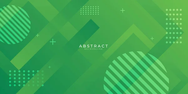 Moderne Groene Web Header Abstracte Achtergrond Vector Illustratie Tech Business — Stockvector