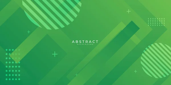 Moderne Groene Web Header Abstracte Achtergrond Vector Illustratie Tech Business — Stockvector