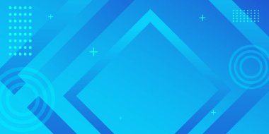 Minimum geometrik arkaplan. Modern kurumsal konsept vektör teknolojisi tasarımı ile dinamik mavi şekiller