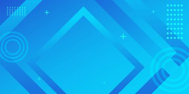 Minimum geometrik arkaplan. Modern kurumsal konsept vektör teknolojisi tasarımı ile dinamik mavi şekiller