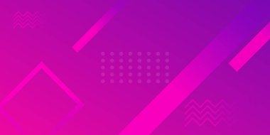 En az renkli, dinamik şekilli, mor teknoloji. Modern soyut vektör iş arkaplanı