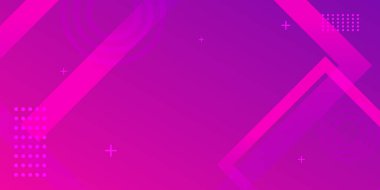 En az renkli, dinamik şekilli, mor teknoloji. Modern soyut vektör iş arkaplanı